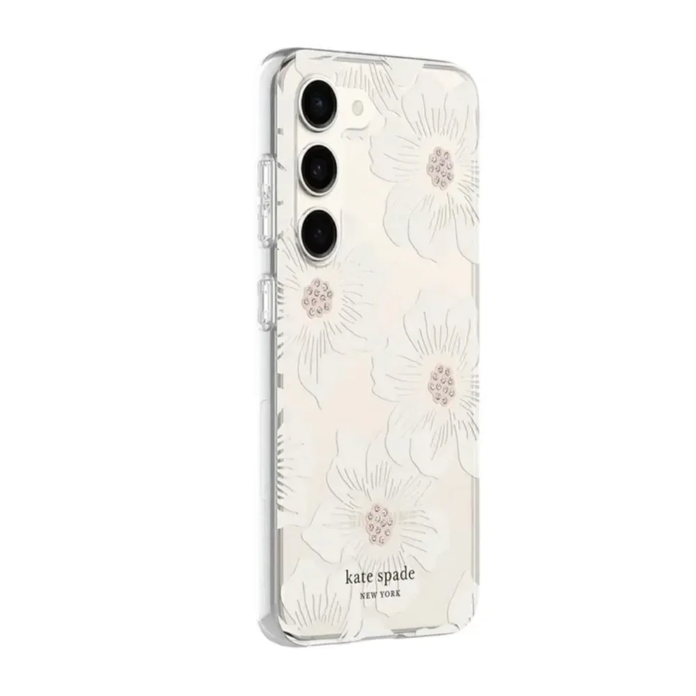 Kate Spade Protective Hardshell Case Hollyhock Floral For Samsung Galaxy S23 NWT